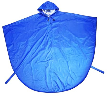 Rollstuhl-Poncho mit reflektierenden Streifen, wasserdicht, tragbar, Poncho mit Kapuze