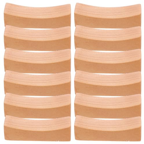UKCOCO 12 Pezzi Poggia Bacchette in Legno Stile Giapponese Supporto Concavo per Bacchette Cinesi Accessorio Leggero e Decorativo per Tavola e Forniture Cucina