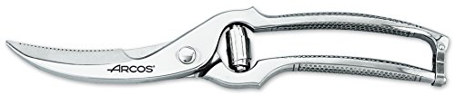 ARCOS Ecopro Küchenschere für Huhn aus geschmiedetem Edelstahl 250mm, Schere zum Schneiden von Geflügel wie Huhn und Truthahn, Farbe Silber