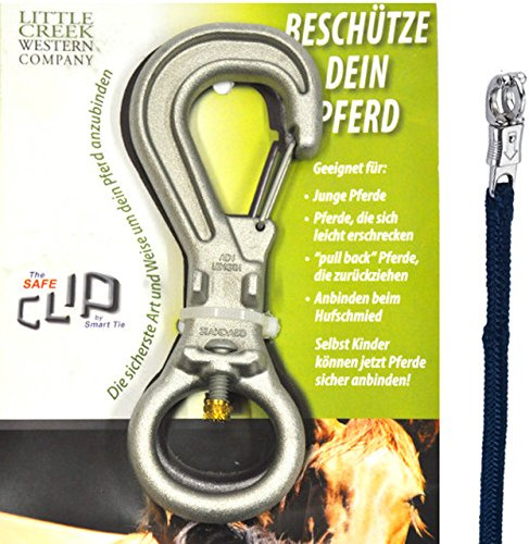 Little Creek Sicherheits Anbindehaken The Safe Clip + Anbindestrick