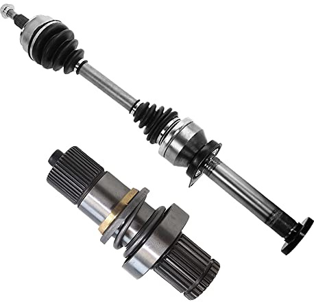 BESTPRICE 1x Antriebswelle vorne rechts Gelenkwelle, 1x Steckwelle vorne rechts Kompatibel mit VW MULTIVAN T5 (7HM, 7HN, 7HF, 7EF, 7EM, 7EN), TRANSPORTER T5