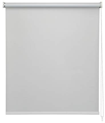 EASYDECO - Estor Enrollable Blackout (Gris, 90_x_250_cm) | Tamaño Tela 86,5 x 250 cm