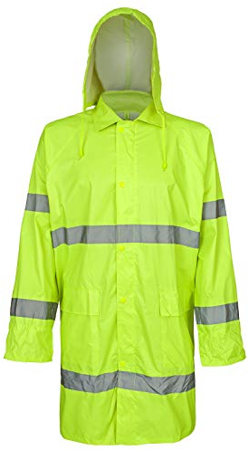 Reis Warnschutzjacke Regenjacke Arbeitsjacke Warnjacke Wetterjacke Grün Gelb (SAT-Z) (L)