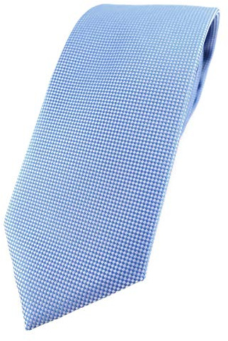 TigerTie - Modische Designer Krawatte in fein gepunktet - Krawatte 7 cm Breite