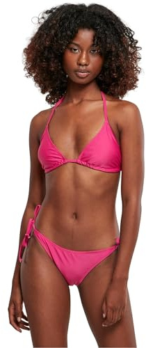 Urban Classics Set Bikini da Donna in Poliestere Riciclato a Forma di Triangolo da Donna, 2 Pezzi, Costume da Bagno da Donna, Bikini riciclati, Taglie XS - XL, Viola Chiaro., L
