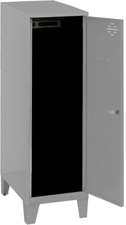 SimonRack Låsskåp, Metall, Grå, 1015x400x500