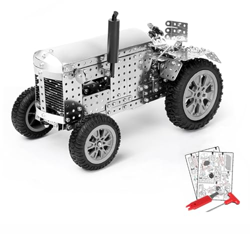 Artisanal Habitat 3D Metall Emulational Bausatz - 890 Bauteile, Hndmontiertes Metallmodell des Kraftübertragungsgestänges, inklusive Werkzeug und Anleitung (Traktoren)