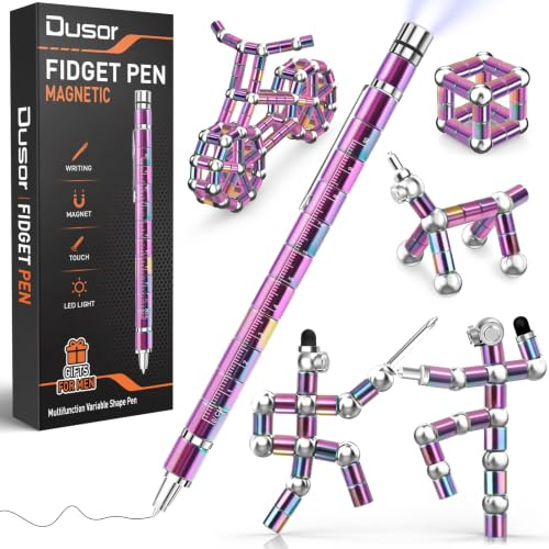 Dusor Geschenke für Mädchen Frauen, Magnetic Fidget Pen Geburtstagsgeschenk | Schultüte Füllung Einschulung Mädchen Geschenke, Adventskalender Füllung Coole Sachen für Kinder Teenager Mädchen