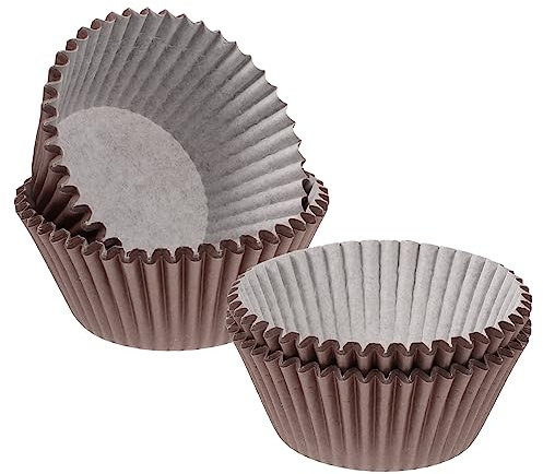 Alipis 400 Pz set di bicchieri di carta oleata pirottini grandi per cupcake fodere per cupcake autunnali pirottini per confetti Tazze per torte da forno bicchiere di carta per cupcake