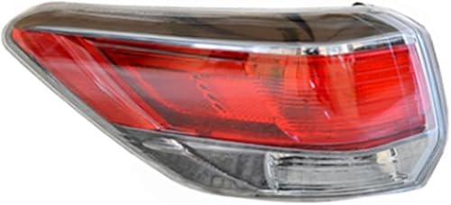 LXBSXY Maßgeschneidert PKW-Anhänger Rücklicht Für Toyota Highlander 2015-2017,Kennzeichenbeleuchtung, Bremslicht Nebelschlussleuchte, Rückstrahler, Positionslicht Zubehör,A/Outside Left Side