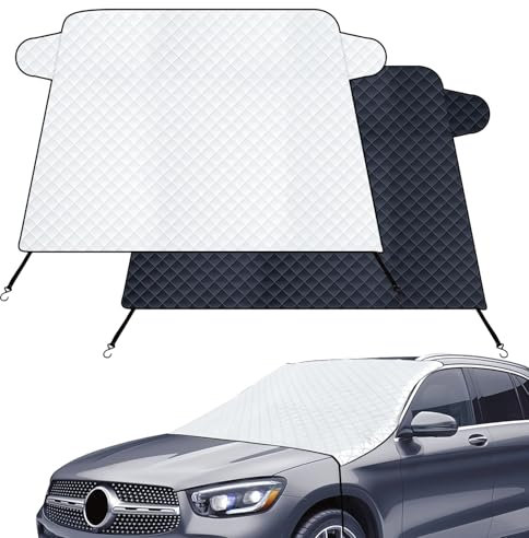 NEUHOO Auto Frontscheibenabdeckung Winter kompatibel mit Renault Trafic 3 2014-2024 2025 Windschutzscheibe Abdeckung Schneeschutz Sonnenschutz Zubehör