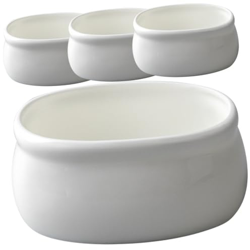 Ciieeo 4piezas Caja De Cerámica Blanca Para Almacenar Bolsas De Azúcar y Té Organizador Compacto Para Café y Accesorios De Cocina