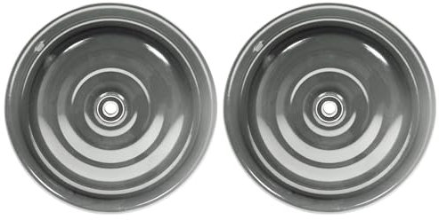 Scheibenrad Anhänger Handwagen Laufrad Rad Felge 12 1/2 Zoll Klaufix DDR (2 Stück Grau)