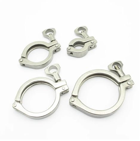 1pc 1/2 3/4 1 1.5 2 2.5 3 3.5 4 Tri Clamp 201 Stainless Steel Tri Pipe Fitting Fit Ferrule for Homebrew(Ferrule OD 34mm)