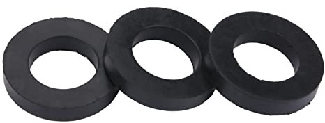 Conjunto de Anillo de Lavadora de Goma de 12 Piezas, Lavadora de Sellado de Anillo de Tubería para Tubería de Agua Accesorios Hidráulicos Fijación de (1/4 17.5‑18 cm