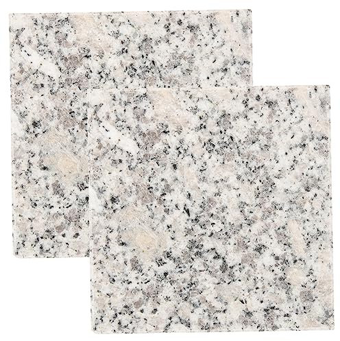 Garneck Panneau De Refroidissement en Marbre 9x9 Cm 2 Pièces Tapis Rafraîchissant Coussin D'été pour Lapin Hamster Chinchilla Cochons d'Inde Animaux De Compagnie