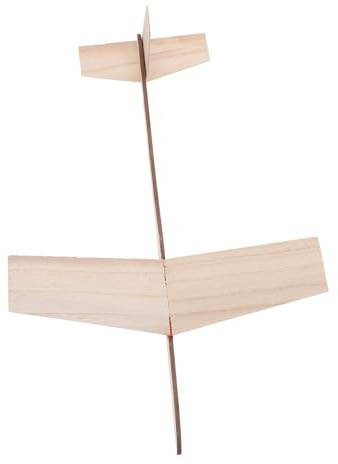 BESTonZON 4 Stück Modellflugzeug aus Holz Hölzerner DIY -Flugzeugspielzeug Spielzeugflugzeug aus Holz Handwurfgleiter Outdoor-Segelflugzeug Flugzeugspielzeug für Flugzeuge Beige