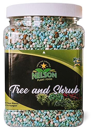 Nelson - Trees, Shrubs, & Evergreens Plant Food for In-Ground, Containers, & Patios, Granular Fertilizer, NutriStar 21-6-8 (2 lb.)