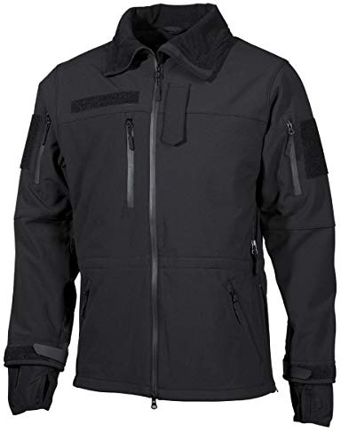 MFH Herren High Defence Soft Shell Jacke Schwarz