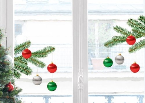 Unbekannt Xmas Fenstersticker Weihnachtsbaum Zweig