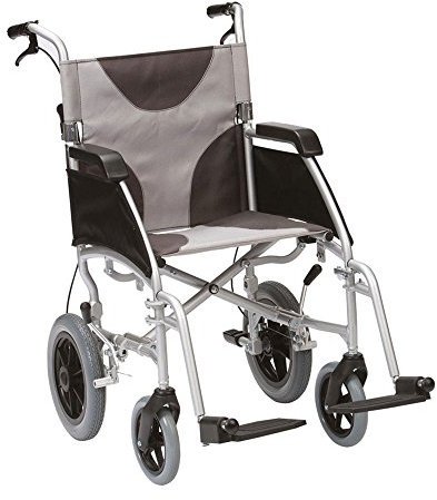 Drive Devilbiss Ultra Lightweight Enigma Transit Wheelchair, 17 Inch Seat Width