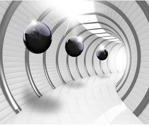 decomonkey Fotomural Efecto 3D abstracción Esferas 400x280 cm