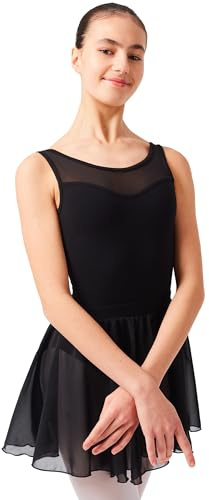 tanzmuster ® Ballettrock Mädchen - Eva - Röckchen aus Chiffon zum Reinschlüpfen fürs Ballett