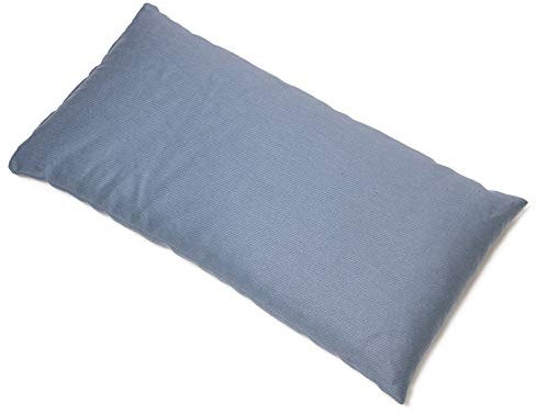 GIRAFFENLAND Hirsekissen 20x40cm mit Reißverschluss, Farbe grau - mit Bio Hirseschalen