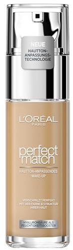 L'Oréal Paris Make up, Flüssige Foundation mit Hyaluron und Aloe Vera, True Match Make-Up, Nr. 4.5.N True Beige, 30 ml