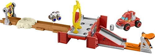 Fisher-Price GVG53 - Blaze und die Monstermaschinen Schlammgruben Rennbahn Spielset, Fahrzeugspielset mit Schlamm und Schleim für Kinder im Vorschulalter, ab 3 Jahren