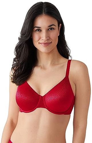 Wacoal Back Appeal Underwire Bra 855303 Barbados Cherry 34C