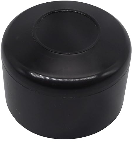 SKIR'CO (40 pezzi) Cappucci per Pali di Recinzione, Cappucci Rotondi in Plastica Nera da 38 mm per Pali di Recinzione Rotondi, Coperture per Pali di Recinzione, Colore Nero RAL 9005
