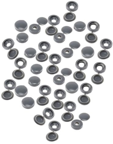 Angoily 120pcs Screw Cover Furniture Decoration Screw Caps for Shutters Washer Tops and Hinged Covers