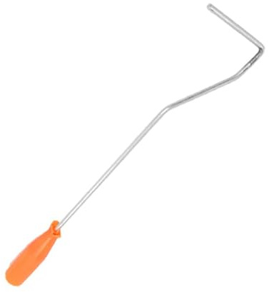 Rullo per pittura, 37 cm, manico professionale con barra in metallo lungo, adatto per rulli da 10,2 cm