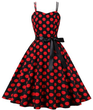 Generisch Mädchen Kleider Bunt Stilvolle Schöne Freizeit Kinder Kleinkind Baby Mädchen Frühling Sommer Polka Dot ärmelloses Prinzessin Kleid Mädchen Kleider Hochzeit Einschulung Festlich (4-5 Years)