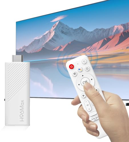GETBSTOOP for Android 14.0 TV Box, TV S-tick Smart TV Box Set, Smart TV Box 4K WIFI BT5.0 Set Top Box 2 GB 8 GB/2 GB 16 GB for Android All-winner H313 Quad Core con telecomando