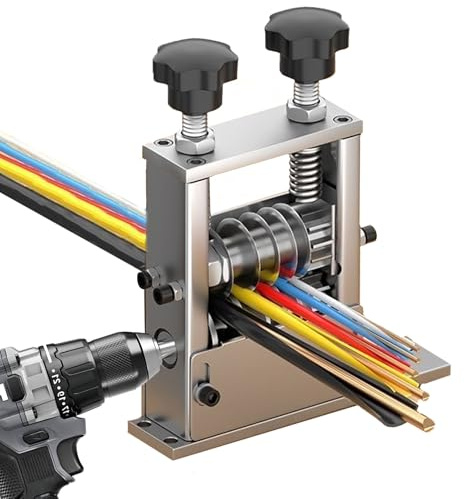 Máquina pelacables manual, peladora de cables con manivela, 2 en 1, máquina pelacables manual o eléctrica, diámetro pelable 1-17 mm, para reciclaje de alambre