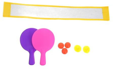 MUELODSIC Tischtennis Set Mini Tragbar Tischspielzeug Pong Brettspiel Net Schläger Für Junge Mädchen Spielzeug Überall Spaß