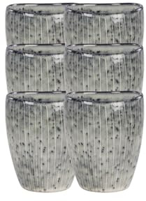 Broste Copenhagen Nordic SEA Becher ohne Henkel 0,25 l Set6