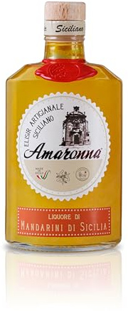 Amaronna Liquore ai Mandarini di Sicilia 500 ml – Liquore Artigianale Agrumato, Gusto Dolce e Morbido, Ricetta Tradizionale Siciliana, Made in Italy, Idea Regalo