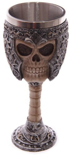 Puckator SK153 - Cáliz, diseño de Calavera guerrera
