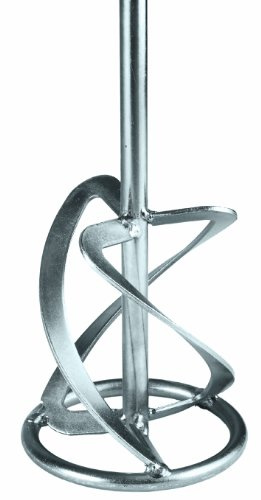 Berg Mörtelrührquirl Mr Lw 120 G | Ø 120 mm, 600 mm Länge | M14-Aufnahme | Für Mörtel, Beton & Estrich | 3-Wendel-System für schnelles, klumpenfreies Mischen | Schutzring für Behälterschonung