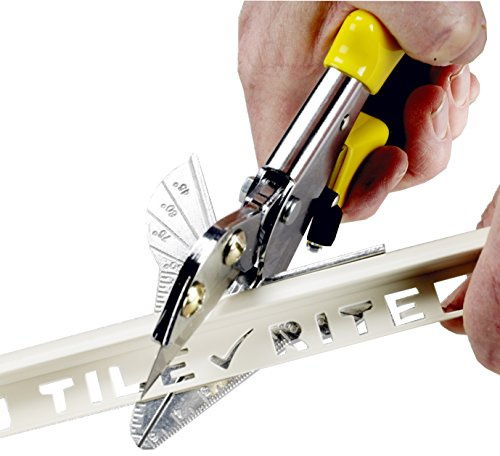 TILE RITE TTC445 Multi-Angle Hand Tile Trim Mitre Cutter for Plastics and Soft Woods