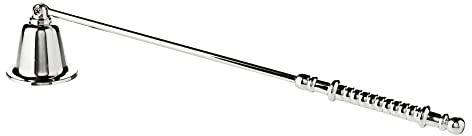 EDZARD Kerzenlöscher Swing, versilbert, anlaufgeschützt, Länge 26 cm