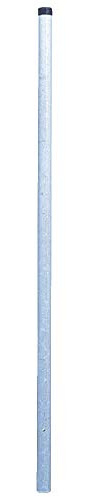 TMS PRO SHOP Rohrpfosten zum Einbetonieren, Ø 7,6 cm, Länge 3,5 m, aus Stahl, 2 mm Wandstärke aus Stahl, Kunststoff, Art.-Nr. 40959 | Schilder Pfosten | Stahlrohrpfosten
