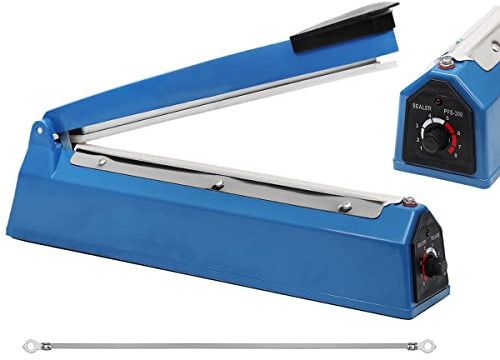 ISO TRADE Folietråd: kontaktsvetsning, 400 W, 1–8 sekunder, 300 mm, svetssöm upp till 0,4 mm, silikontallrik, stor (11–13 tum), blå, återanvändbar, diskmaskin säker