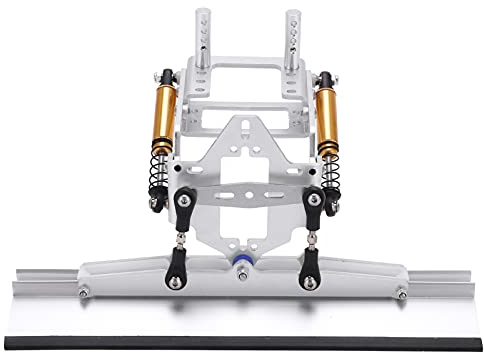 Entatial RC Car Blade Quitanieves, Pala de Nieve de Metal RC Portátil Fácil de Instalar Resistente para 1/10 RC Car