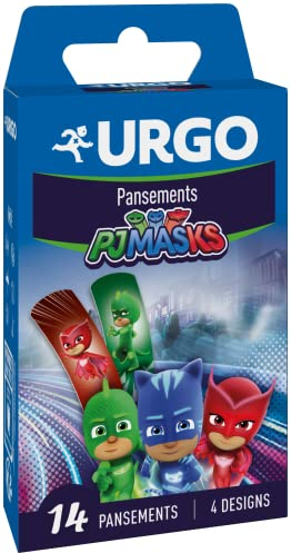 URGO Apósitos de pijamask - Protección de heridas superficiales - 4 modelos - 14 apósitos