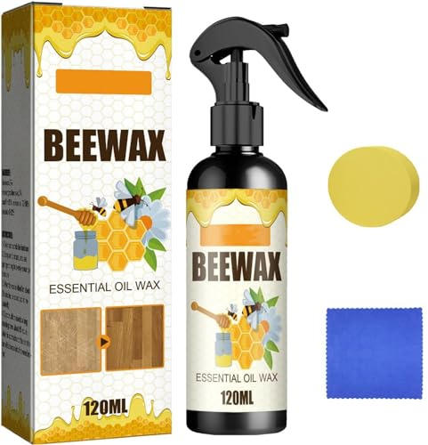 Spray Di Cera D'api Micromolecolarizzata Naturale,Detergente Spray Per Cera D'api,Spray Per Lucidatura Mobili,Multiuso Naturale Beewax Wood Polish,Cera D'api Lucidante E Detergente Per Mobili
