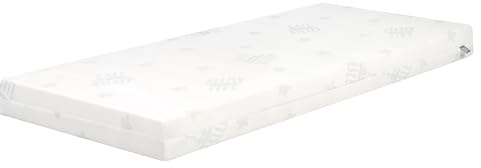 roba Baby-madrass 70 x 140 cm safe asleep® - Comfort Air Roll - Madrass för Barnsängar och Barnsängar med Högkvalitativt Överdrag i Jacquard - Perforerad Madraskärna